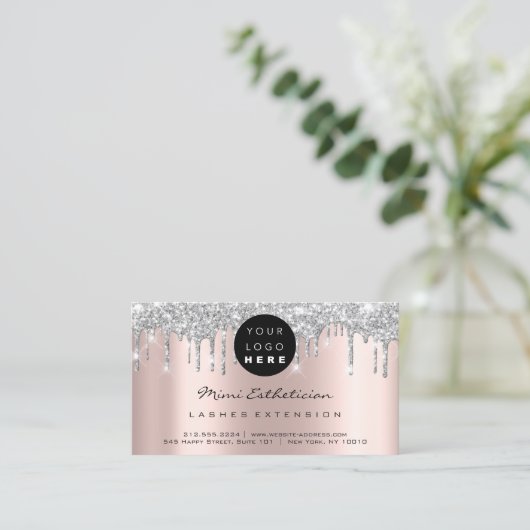 Instructies voor gebruik na Roos Uitslag Logo Grij Visitekaartje (Staand voorkant)