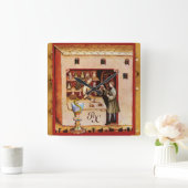 INSTRUCTIES VOOR GEBRUIK VIERKANTE KLOK (Huis)