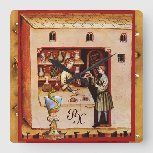 INSTRUCTIES VOOR GEBRUIK VIERKANTE KLOK (Voorkant)