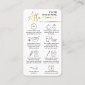 Instructies voor het geven van witwerk en gouden z visitekaartje (Voorkant)