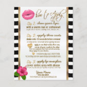 Instructies voor het opzuigen van warme roze hibis flyer (Voorkant)