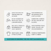 Instructies voor het verwijderen van de Kaart van  (Achterkant)