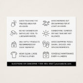 Instructies voor het verwijderen van de Kaart van  (Achterkant)