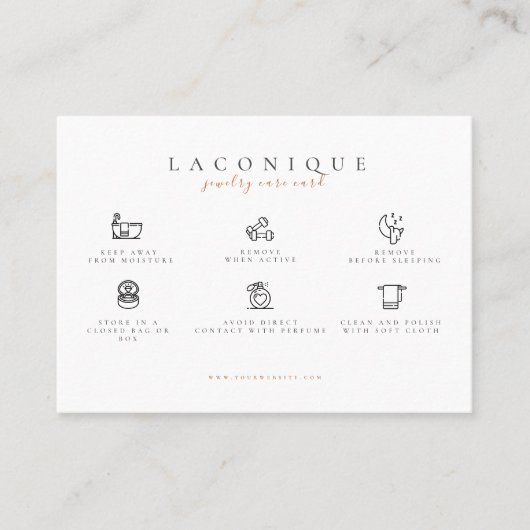 Instructies voor juwelen | ABSTRACT | Deegwaren Visitekaartje (Voorkant)