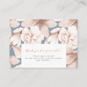 Instructies voor juwelen | Bloemen Visitekaartje (Achterkant)