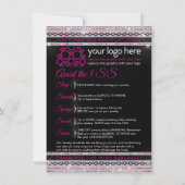 Instructies voor juwelen consultant Vermijd 5 seco Bedankkaart (Achterkant)