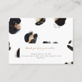 Instructies voor juwelen | Lopard Visitekaartje (Achterkant)