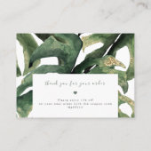 Instructies voor juwelen | Tropisch Visitekaartje (Achterkant)