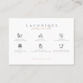 Instructies voor juwelen | Verzorging Visitekaartje (Voorkant)