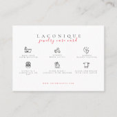 Instructies voor juwelen | Waterverf ventilator Visitekaartje (Voorkant)