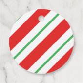 Instructies voor kerstwarme chocolade bedankjes labels (Achterkant)