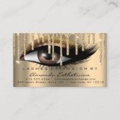 Instructies voor nabehandeling Eyelash Extension D Visitekaartje (Voorkant)