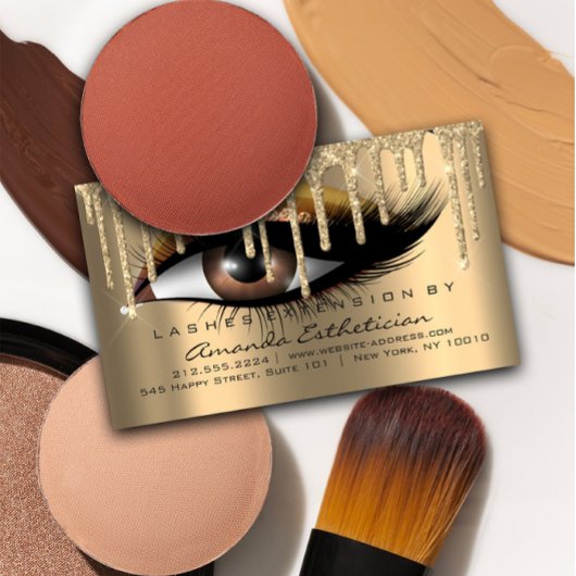 Instructies voor nabehandeling Eyelash Extension D Visitekaartje