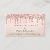 Instructies voor nabehandeling Eyelash Roos Glitte Visitekaartje (Voorkant)