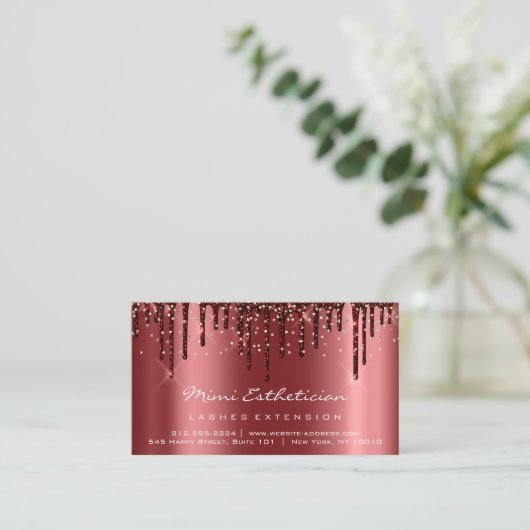 Instructies voor nabehandeling Lash Burgundy Drive Visitekaartje (Staand voorkant)