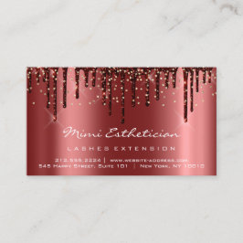 Instructies voor nabehandeling Lash Burgundy Drive Visitekaartje