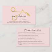 Instructies voor nabehandeling Lash Curve Gold Pin Visitekaartje (Voorkant / Achterkant)