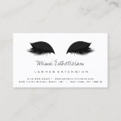 Instructies voor nabehandeling Lash Extension Blac Visitekaartje (Voorkant)