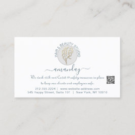 Instructies voor nabehandeling Lash White Logo QR  Visitekaartje