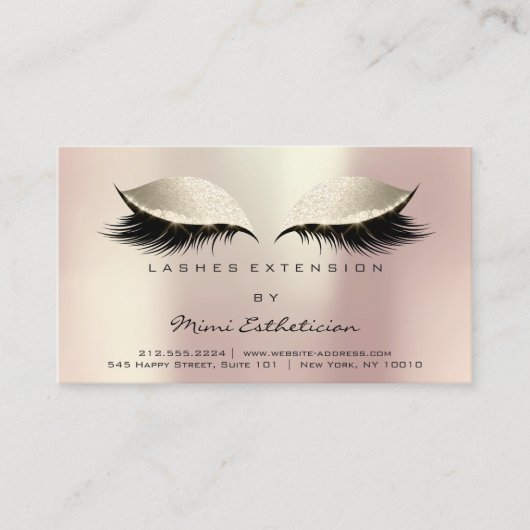 Instructies voor nabehandeling - Lashes Ivory Roos Visitekaartje (Voorkant)