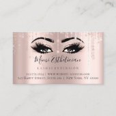 Instructies voor nazorg Eyelash Roos Beauty Eyes Visitekaartje (Voorkant)