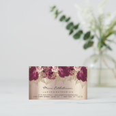 Instructies voor nazorg Lash Roos Gold Florals SPA Visitekaartje (Staand voorkant)