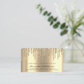 Instructies voor nazorg Lashes Extension Dips Gold Visitekaartje (Staand voorkant)