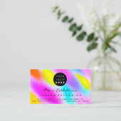 Instructies voor nazorg - Roze holograaf Logo Visitekaartje (Staand voorkant)