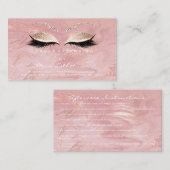 Instructies voor nazorg - Roze marmer van de Studi Visitekaartje (Voorkant / Achterkant)