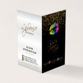 Instructies voor regenboogliften en goudhoudende C Visitekaartje (Buitenkant)