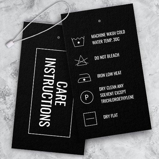 Instructies voor reinigen Product Let op Label Kaa Visitekaartje