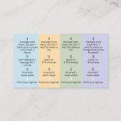 Instructies voor Rodan- en Veldmasker Visitekaartje (Achterkant)