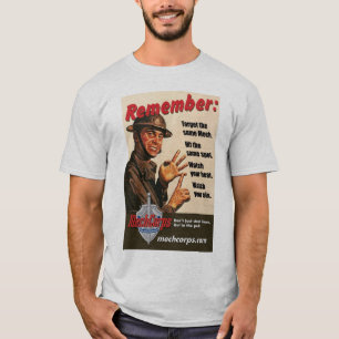 Instructies voor Sarge (lichte kleuren) - MechCorp T-shirt