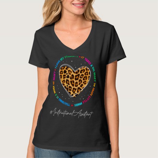 Instructional Assistant School Admin Waardering T-shirt (Voorkant)
