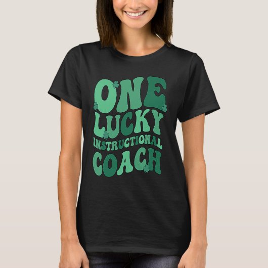 Instructional Coach St Patrick's Day Instructional T-shirt (Voorkant)