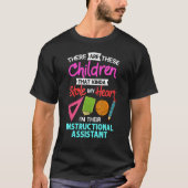 Instructionele assistent-docent Schoolonderwijs T-shirt (Voorkant)