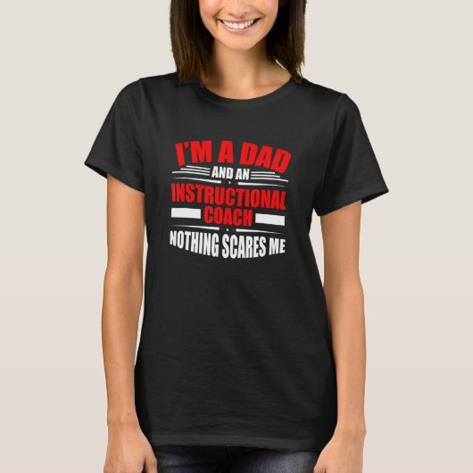 Instructionele assistent-school Instruction Coach T-shirt (Voorkant)