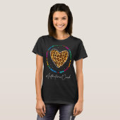 Instructionele Coach School Admin Waardering Terug T-shirt (Voorkant volledig)