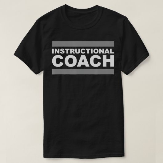 Instructionele coach t-shirt (Design voorkant)