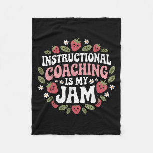 Instructionele coaching is mijn JAM Teacher Coach  Fleece Deken