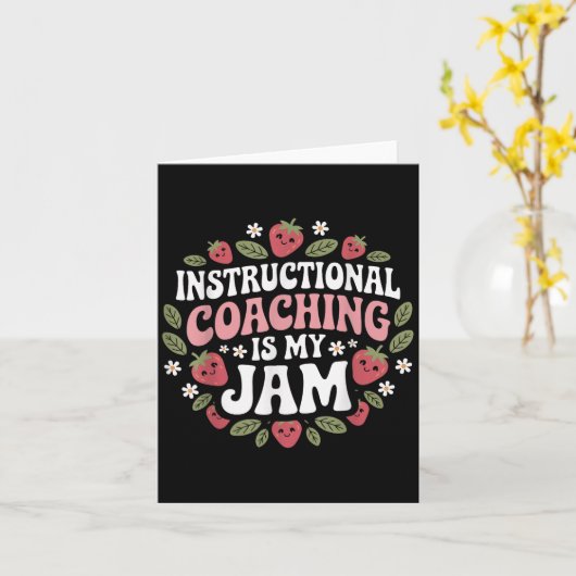 Instructionele coaching is mijn JAM Teacher Coach  Kaart (Gele Bloem)