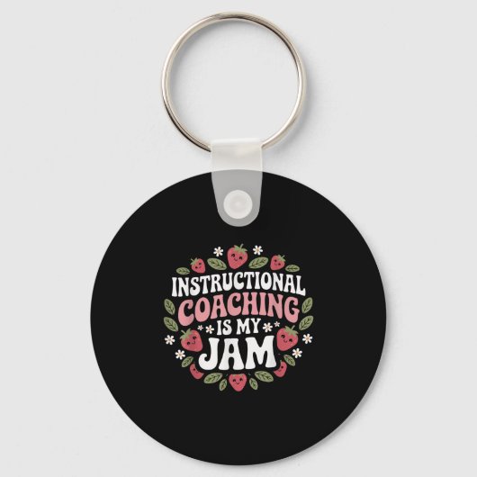 Instructionele coaching is mijn JAM Teacher Coach  Sleutelhanger (Voorkant)