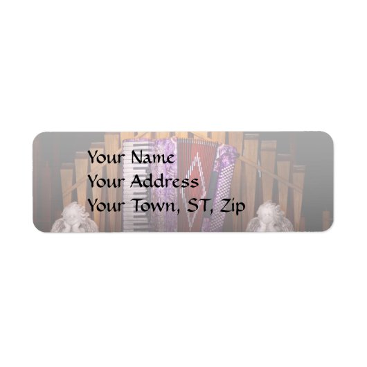 Instrument - Accordian - Het accordeonorgaan Etiket (Voorkant)