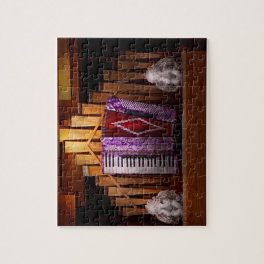 Instrument - Accordian - Het accordeonorgaan Legpuzzel (Verticaal)