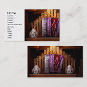 Instrument - Accordian - Het accordeonorgaan Visitekaartje (Voorkant / Achterkant)