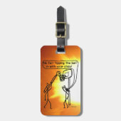 Instrument Basketball Bagagelabel (Voorkant verticaal)