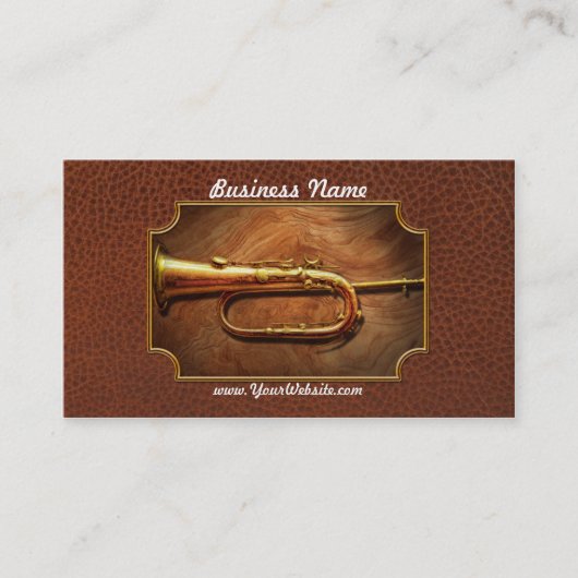 Instrument - Hoorn - Reveille en Rouse Visitekaartje (Voorkant)