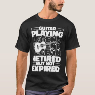 Instrument met ruste gitarist Akoestische gitaar T-shirt