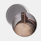 Instrument - Snaar - Een typische banjo Magneet (Voorkant / Achterkant)