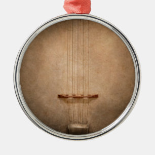 Instrument - Snaar - Ik hou van banjos Metalen Ornament